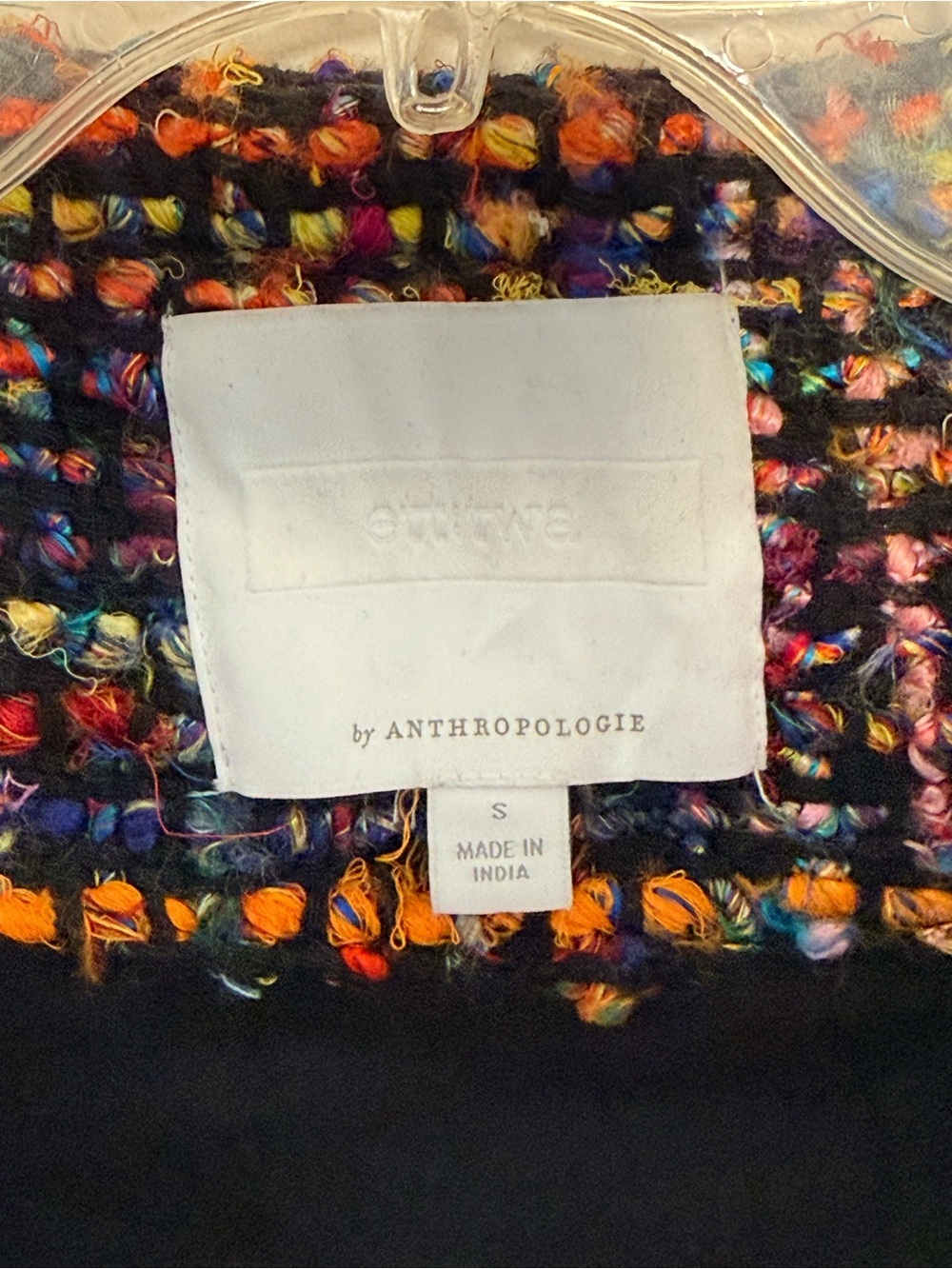 Anthropologie Ett:Twa Beryn Tweed Coat (Sz S) - Picture 4 of 9